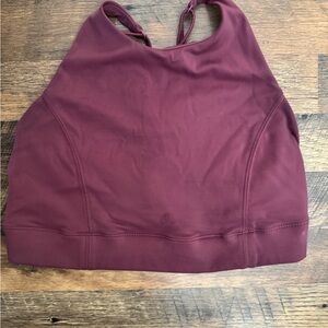 Balance Athletica Burgundy Sports Bra